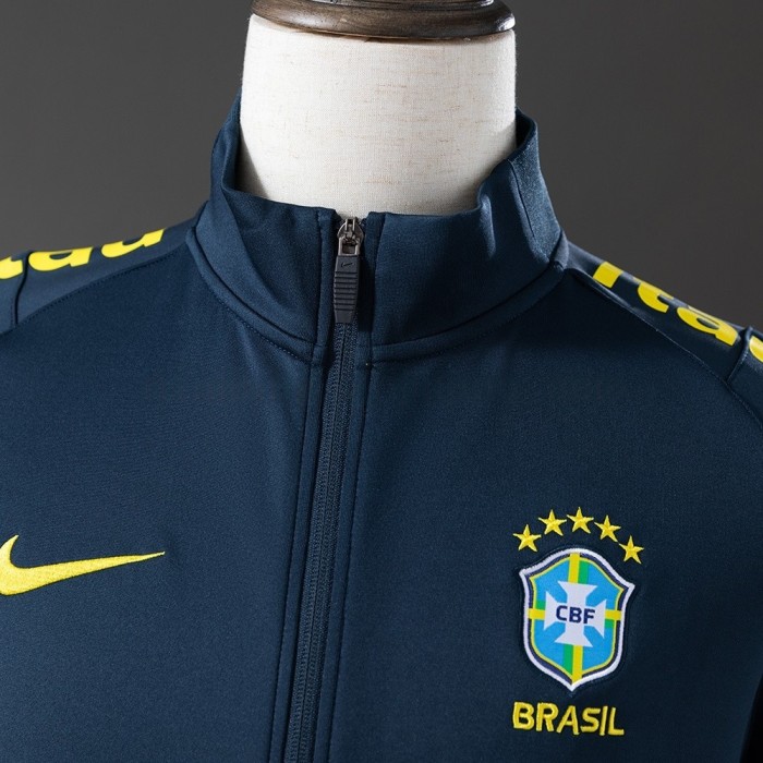 Brazil Jacket 2022 2023 Royal Blue Special Kit Long Sleeves