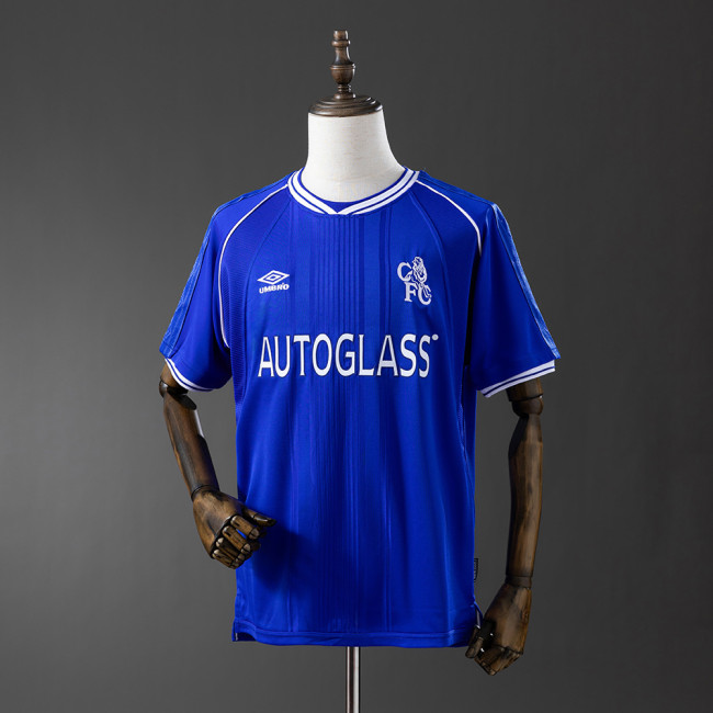 Chelsea Jersey 1999-01 Home Retro Kit