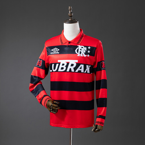 Flamengo Jersey 1994-95 Home Retro Kit Long Sleeves