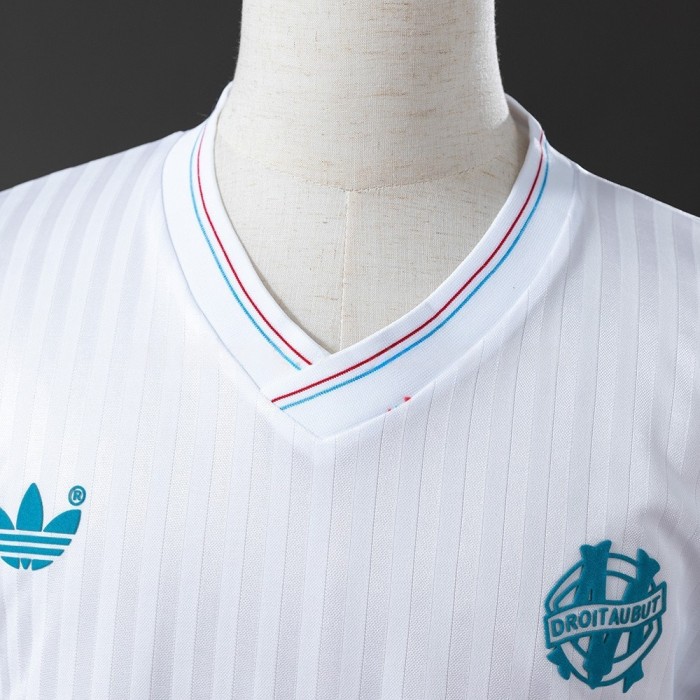 Marseille Jersey 1990-91 Home Retro Kit