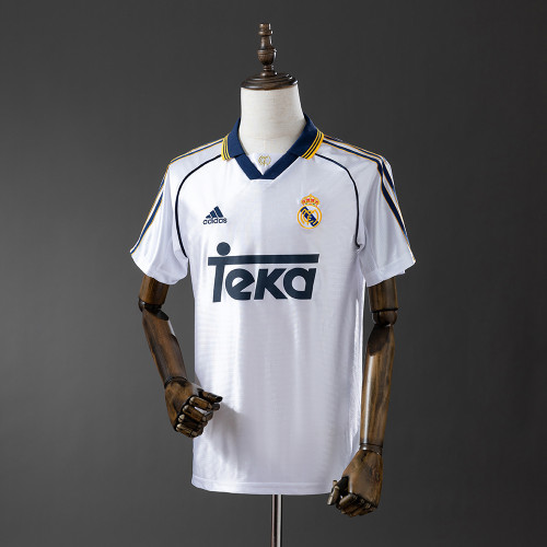 Real Madrid Jersey 1998-00 Home Retro Football Kit