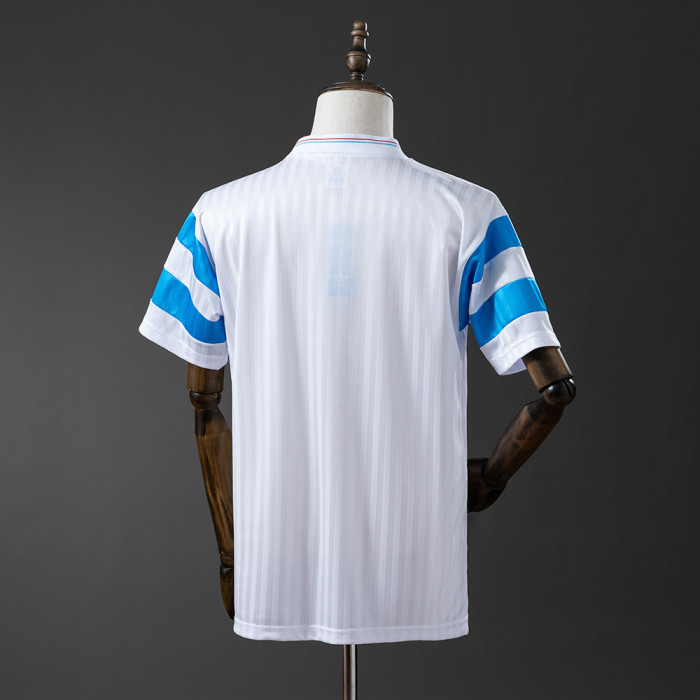 Marseille Jersey 1990-91 Home Retro Kit