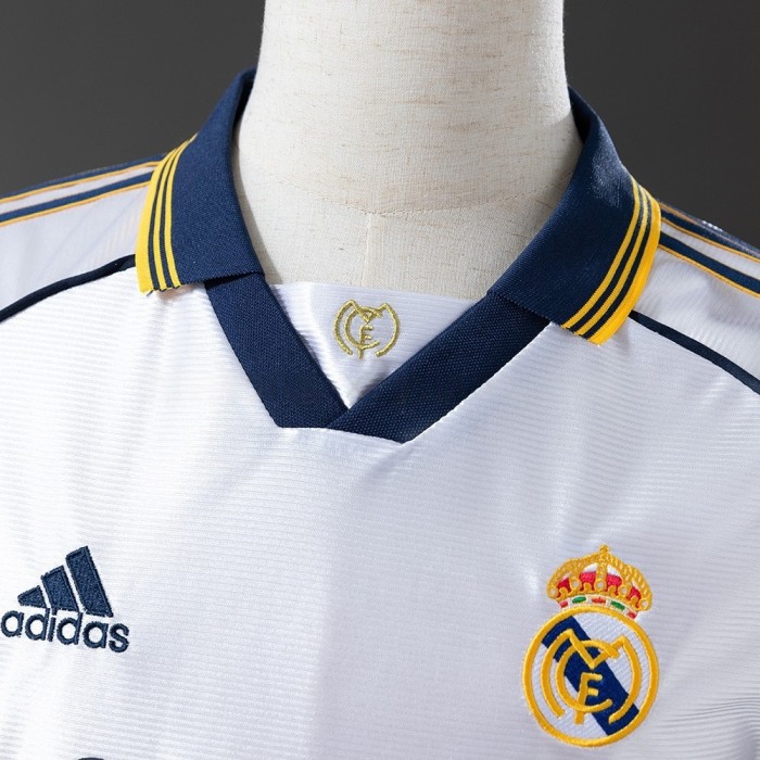 Real Madrid Jersey 1998-00 Home Retro Football Kit