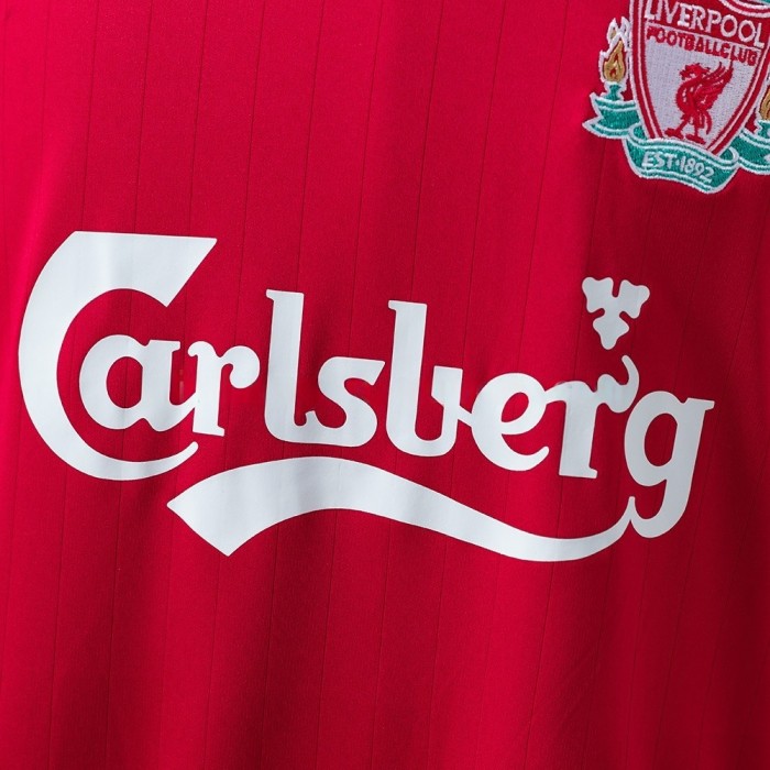 Liver Jersey 2006-07 Home Retro Football Kit Long Sleeves