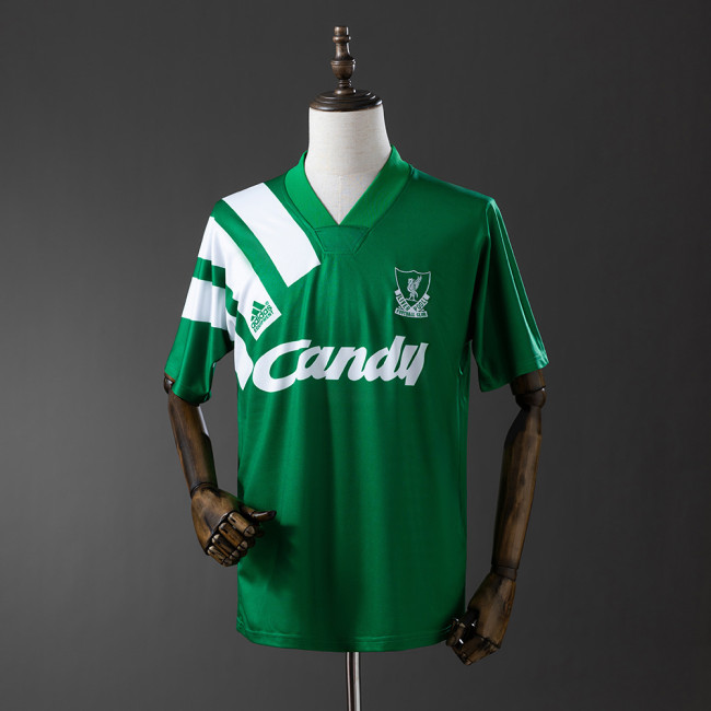 Liver Jersey 1991-92 Away Retro Football Kit