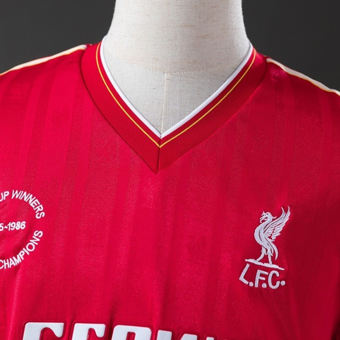Liver Jersey 1985/86 Home Retro Football Kit