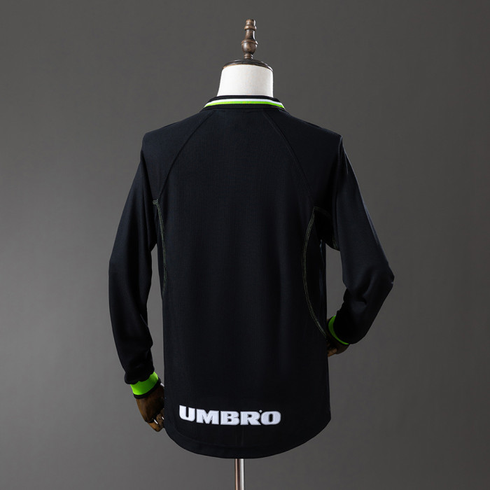 Man United Jersey 1998-99 Third Retro Kit Long Sleeves