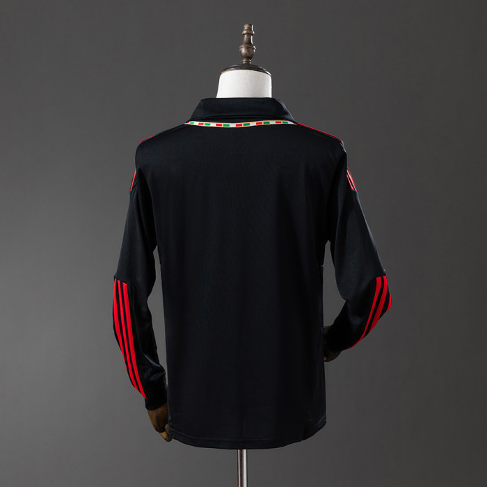 AC Milan Jersey 2011-12 Away Retro Kit Long Sleeves