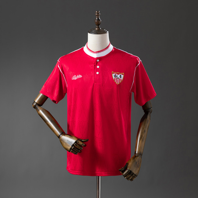 Sevilla Jersey 1991-92 Home Retro Football Kit
