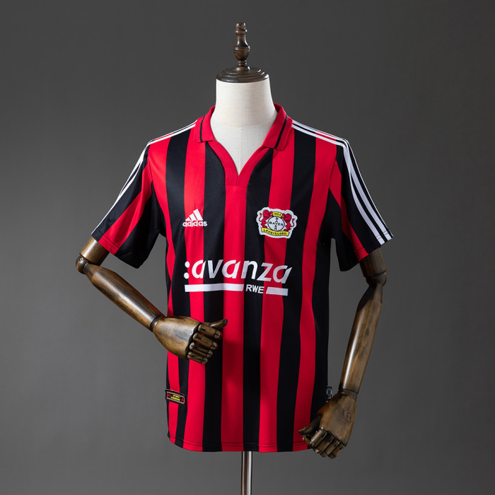 Bayer 04 Leverkusen Jersey 2000-01 Home Retro Football Kit