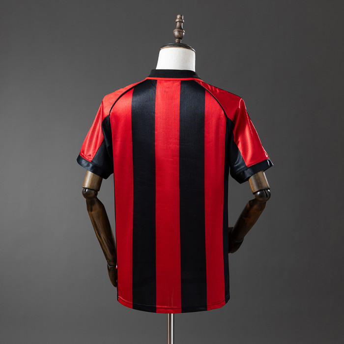 AC Milan Jersey 1998-99 Home Retro Football Kit