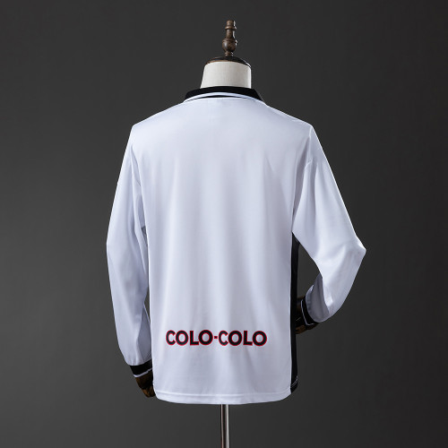 Colo Colo Jersey 1997-98 Home Retro Football Kit Long Sleeves