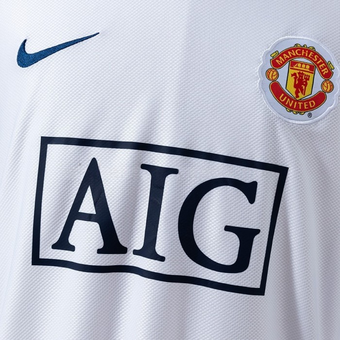 Man United Jersey 2008-09 Away Retro Kit Long Sleeves