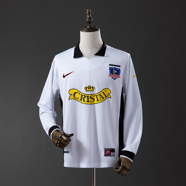 Colo Colo Jersey 1997-98 Home Retro Football Kit Long Sleeves