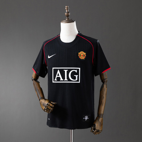 Man United Jersey 2007/08 Away Retro Football Kit