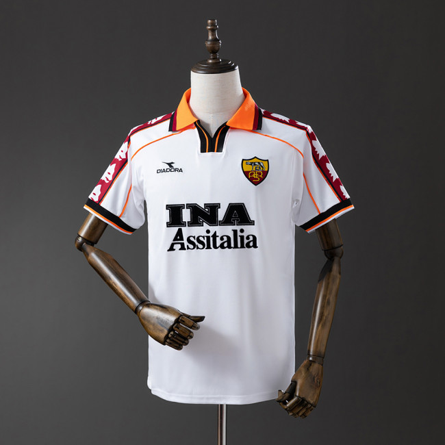 Rome Jersey 1998-99 Away Retro Football Kit