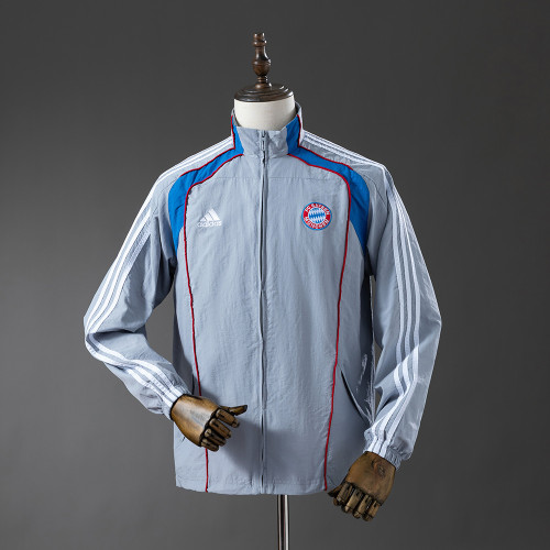Bayern Munich Windbreaker 2025/26 Grey Football Kit
