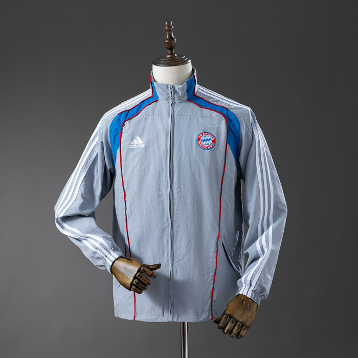 Bayern Munich Windbreaker 2025/26 Grey Football Kit