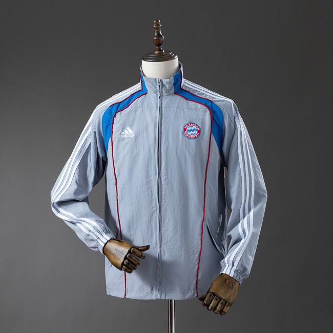 Bayern Munich Windbreaker 2025/26 Grey Football Kit