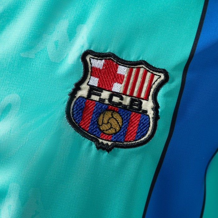 Barcelona Windbreaker 2025/26 Green Football Kit