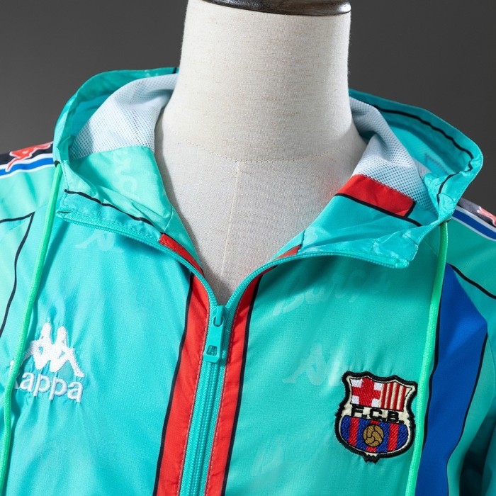 Barcelona Windbreaker 2025/26 Green Football Kit