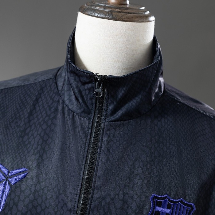 Barcelona Windbreaker 2025/26 Black Football Kit