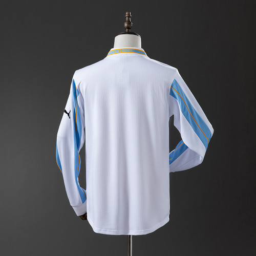 Lazio Jersey 2000-01 Away Retro Football Kit Long Sleeves