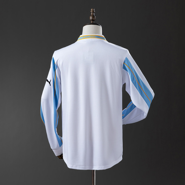 Lazio Jersey 2000-01 Away Retro Football Kit Long Sleeves