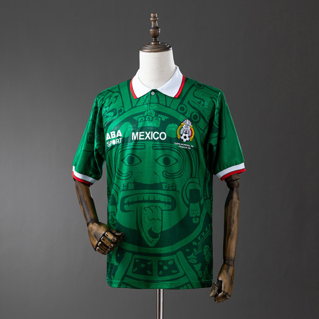 Mexico Jersey 1998 Home Retro Football Kit