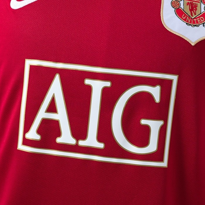 Man United Jersey 2006/07 Retro Home Football Kit