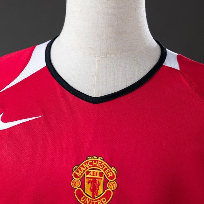 Man United Jersey 2004-06 Home Retro Football Kit