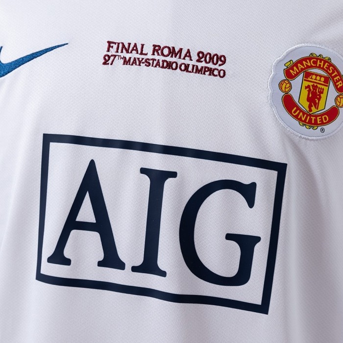 Man United Jersey 2008/09 Away Retro Football Kit