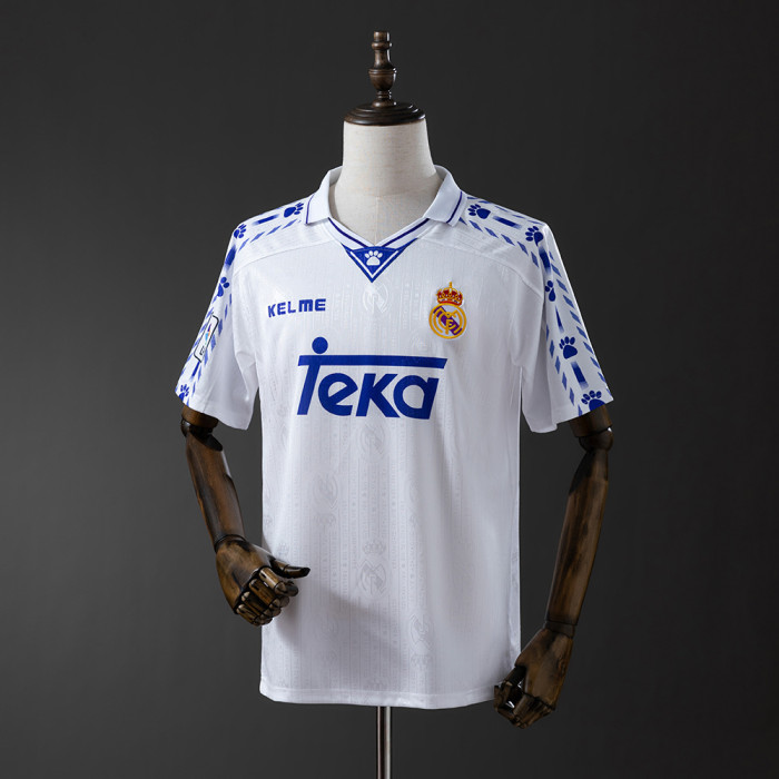 Real Madrid Jersey 1996-97 Home Retro Football Kit