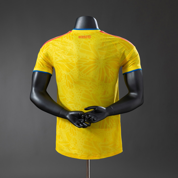 Player Version Colombia Home Jersey 2026 World Cup Football Kit Soccer Shirt