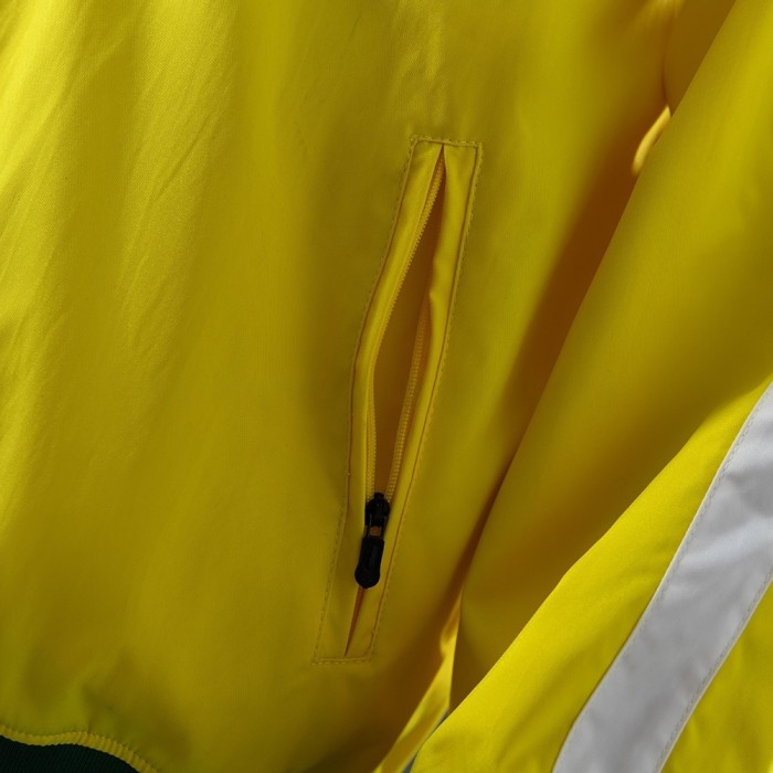 Brazil Windbreaker 2010-11 Yellow Football Kit Soccer Jersey