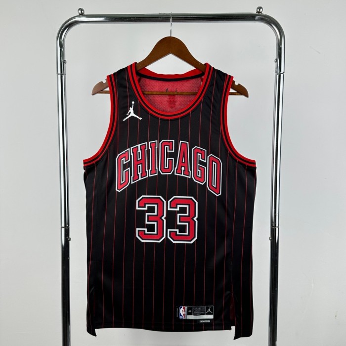 Chicago Bulls Jersey 25-26 Scottie Pippen #33 Basketball Jersey