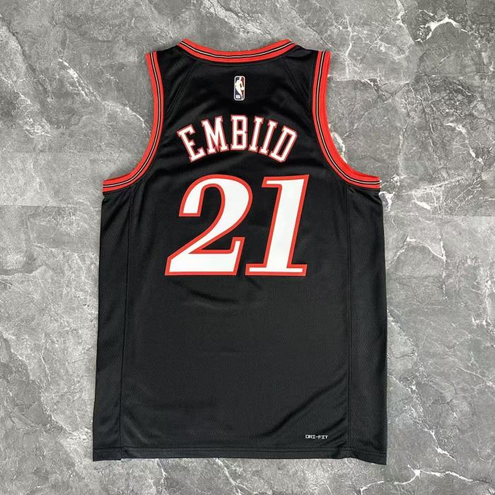Philadelphia 76ers Jersey 25-26 Joel Embiid #21 Basketball Jersey