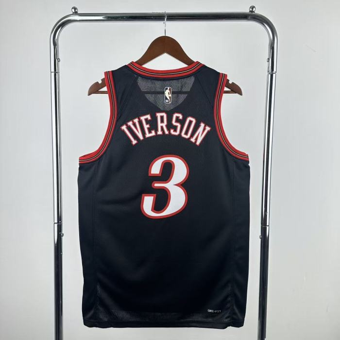 Philadelphia 76ers Jersey 25-26 Allen Iverson #3 Basketball Jersey