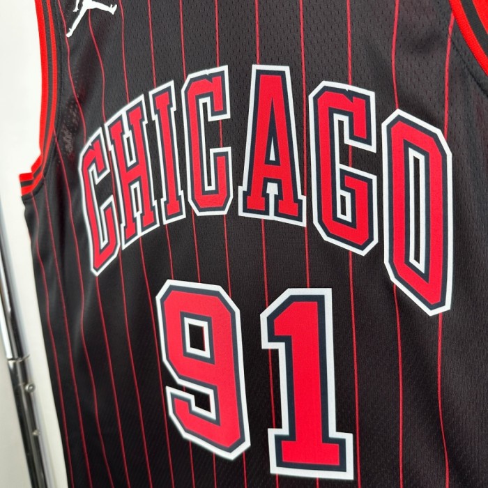 Chicago Bulls Jersey 25-26 Dennis Rodman #91 Basketball Jersey