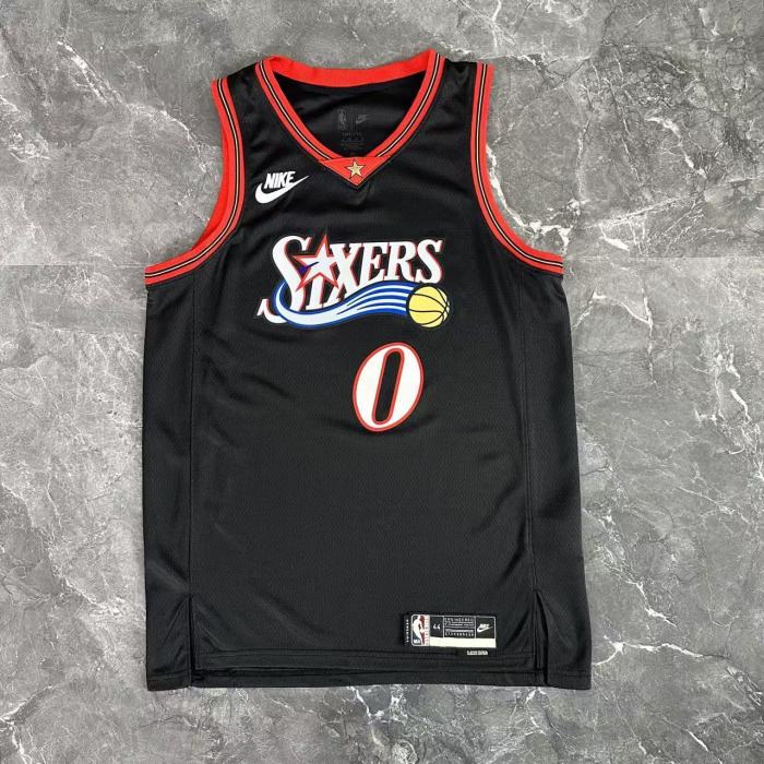 Philadelphia 76ers Jersey 25-26 Tyrese Maxey #0 Basketball Jersey