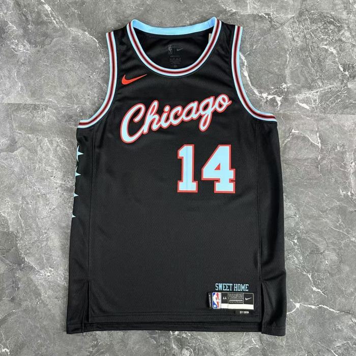Chicago Bulls Jersey 25-26 Matas Buzelis #14 Basketball Jersey