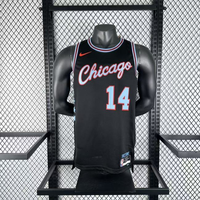 Chicago Bulls Jersey 25-26 Matas Buzelis #14 Basketball Jersey