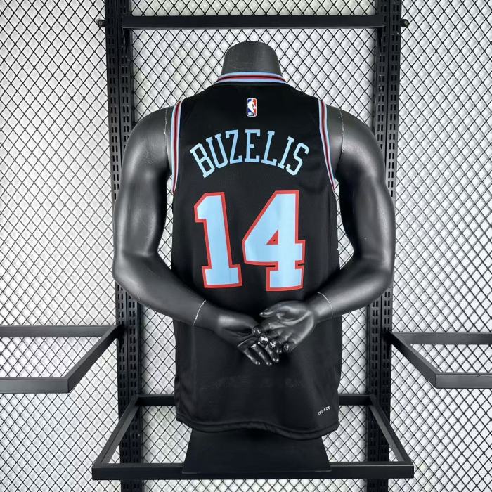Chicago Bulls Jersey 25-26 Matas Buzelis #14 Basketball Jersey