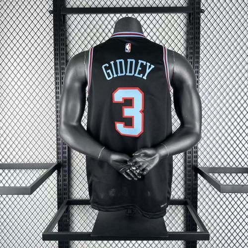 Chicago Bulls Jersey 25-26 Josh Giddey #3 Basketball Jersey