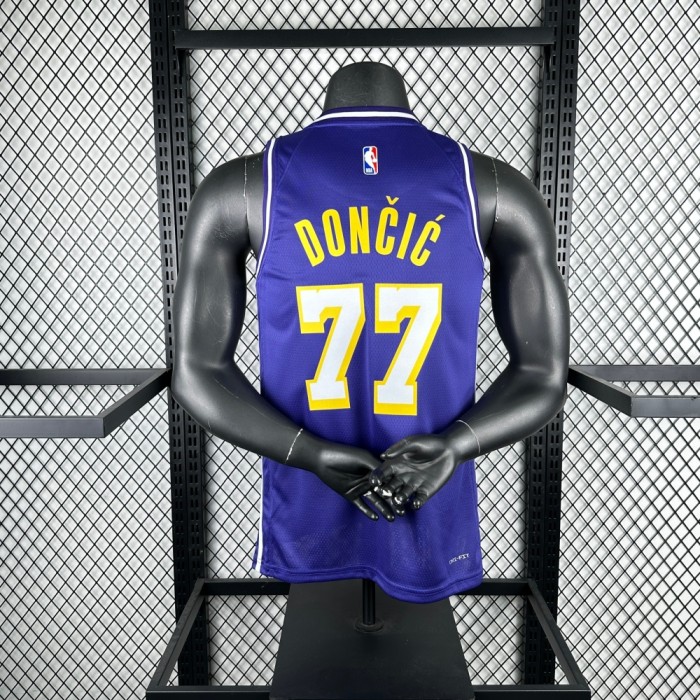Los Angeles Lakers Jersey 25-26 Luka Dončić #77 Basketball Jersey
