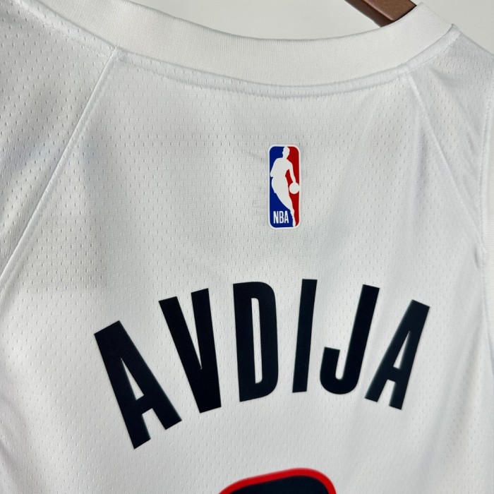 Portland Trail Blazers Home Jersey 25-26 Deni Avdija #8 Basketball Jersey