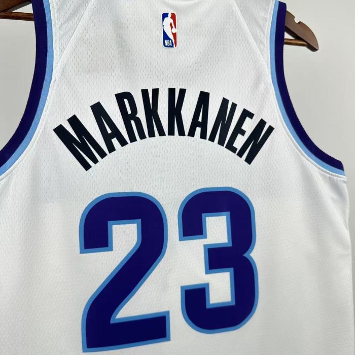 Utah Jazz Jersey 25-26 Lauri Markkanen #23 Basketball Jersey