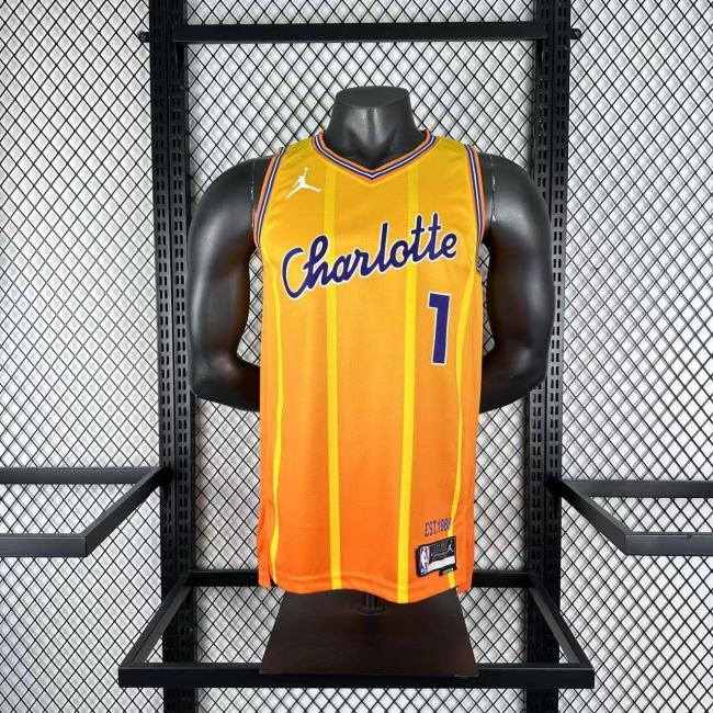 Charlotte Hornets Jersey 25-26 LaMelo Ball #1 Basketball Jersey