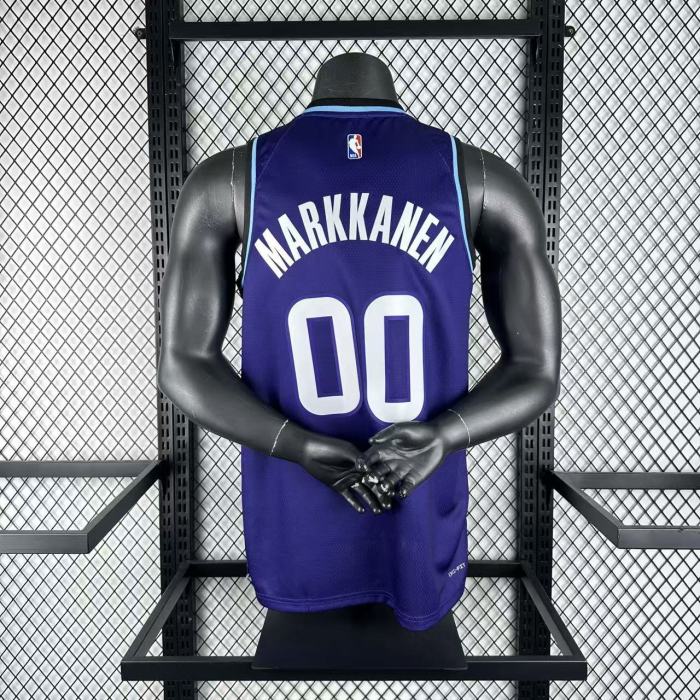 Utah Jazz Jersey 25-26 Lauri Markkanen #00 Basketball Jersey