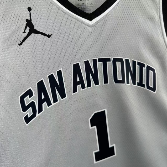 San Antonio Spurs Jersey 25-26 Victor Wembanyama #1 Basketball Jersey